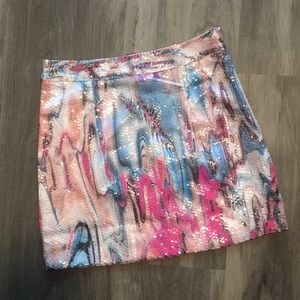 Navie from Nasty Gal Sequin Mini Skirt